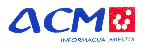 Prekės ženklas: ACM INFORMACIJA MIESTUI